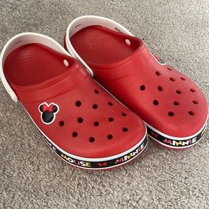 Minnie Mouse Crocs size: mens 9, womens 11